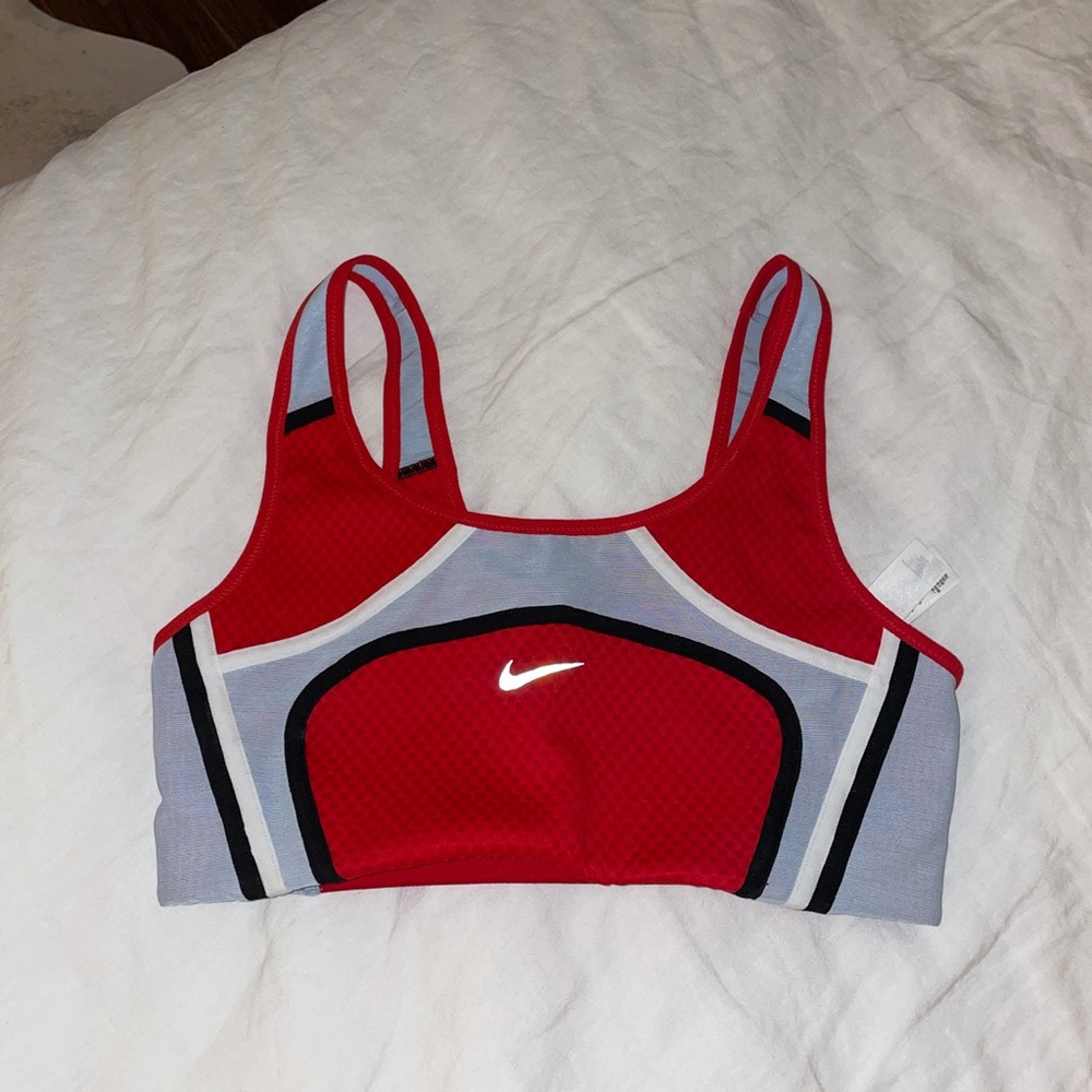 Nike Sports Bra | Size Small | Red & Baby Blue